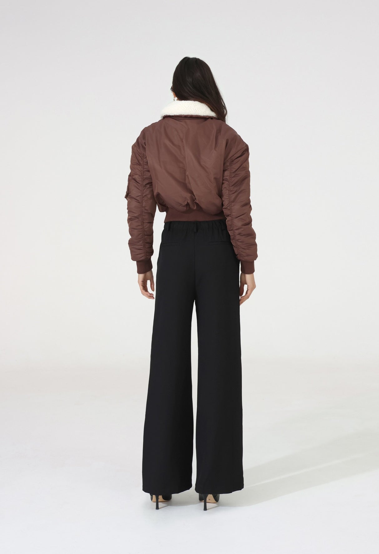 Madison The Label Seth Bomber Jacket - Choc