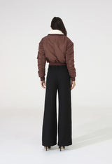 Madison The Label Seth Bomber Jacket - Choc