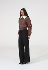 Madison The Label Seth Bomber Jacket - Choc
