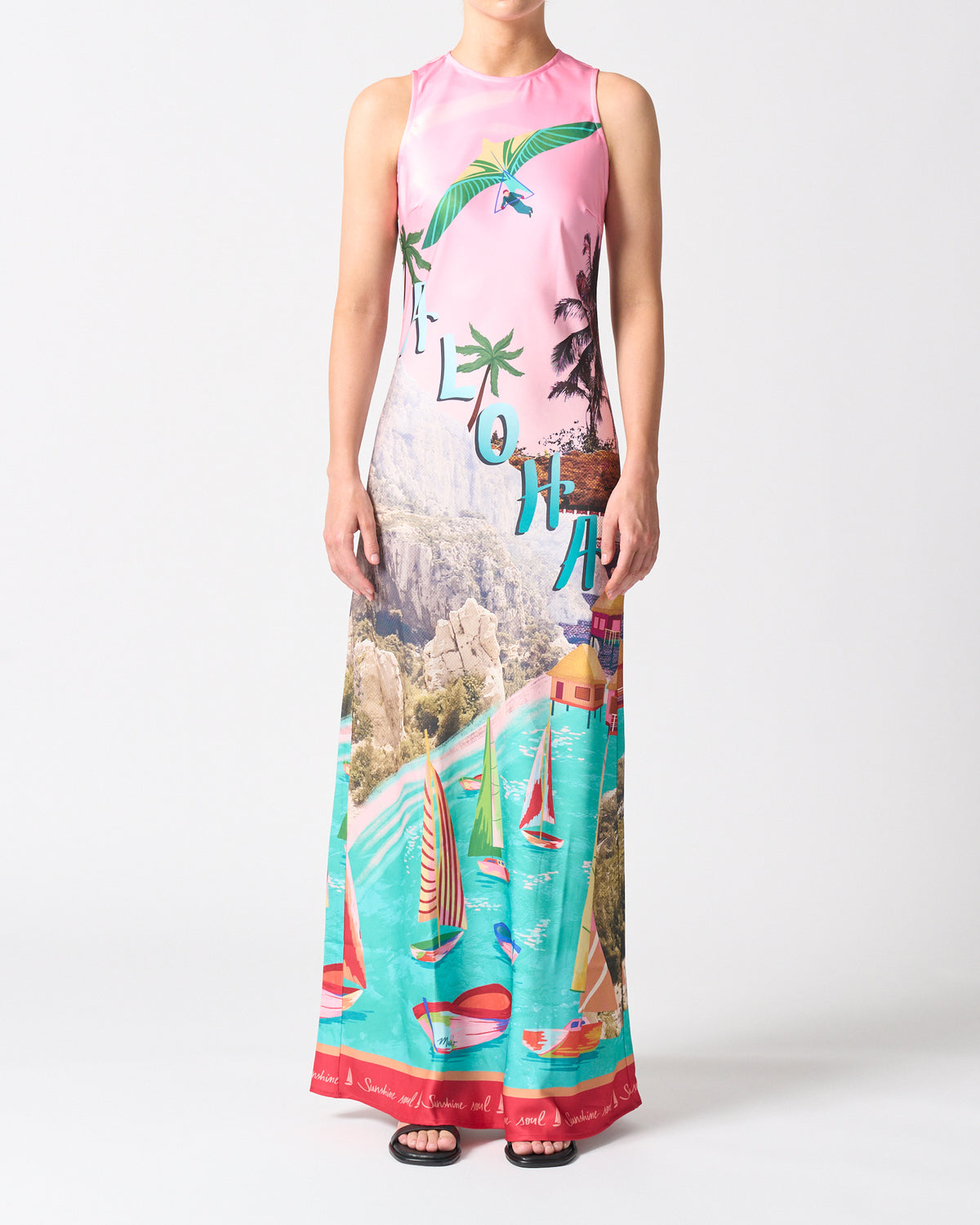 Walnut Melbourne Stockholm Dress - Aloha