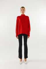Madison The Label Thala Knit Jumper - Flame