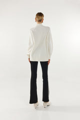 Madison The Label Thala Knit Jumper - White