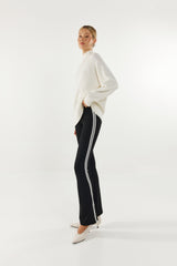 Madison The Label Thala Knit Jumper - White