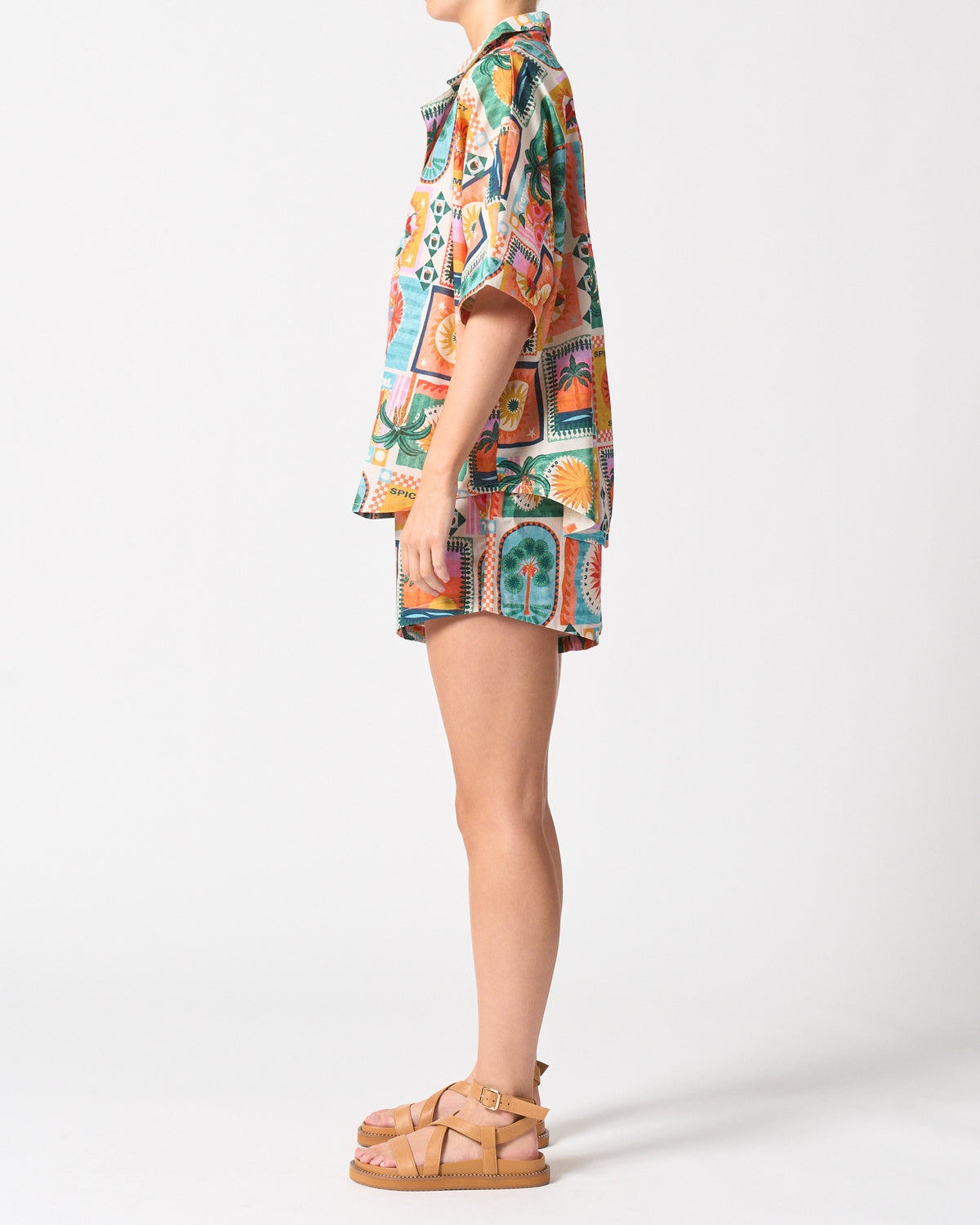 Walnut Melbourne Tropez Shirt - Spicy Summer