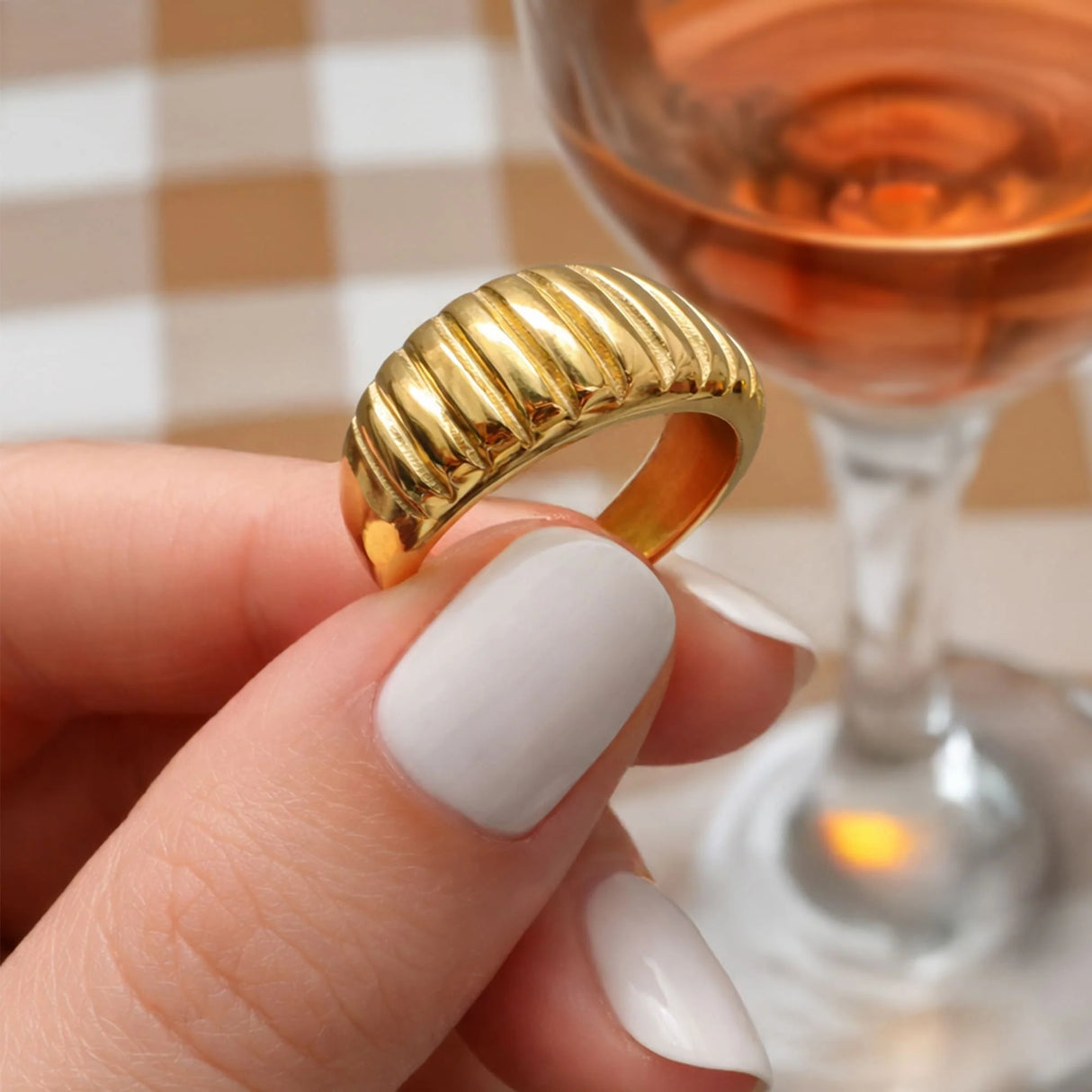 Bullion Gold Royal Midas Gleam Ring in Gold Layered
