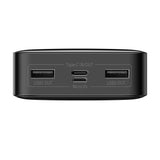 Baseus Bipow Power Bank 20000mAh 15W Digital LED Display USB Type-C Type-A - Black