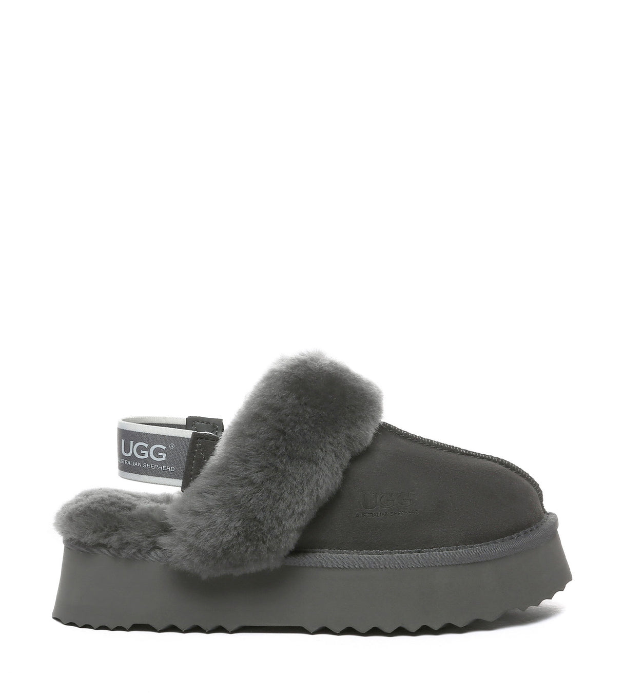 Australian Shepherd UGG Musa platform - Grey