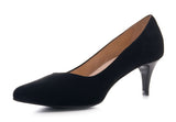 Bosccolo Womenslow Heels - Black Suede