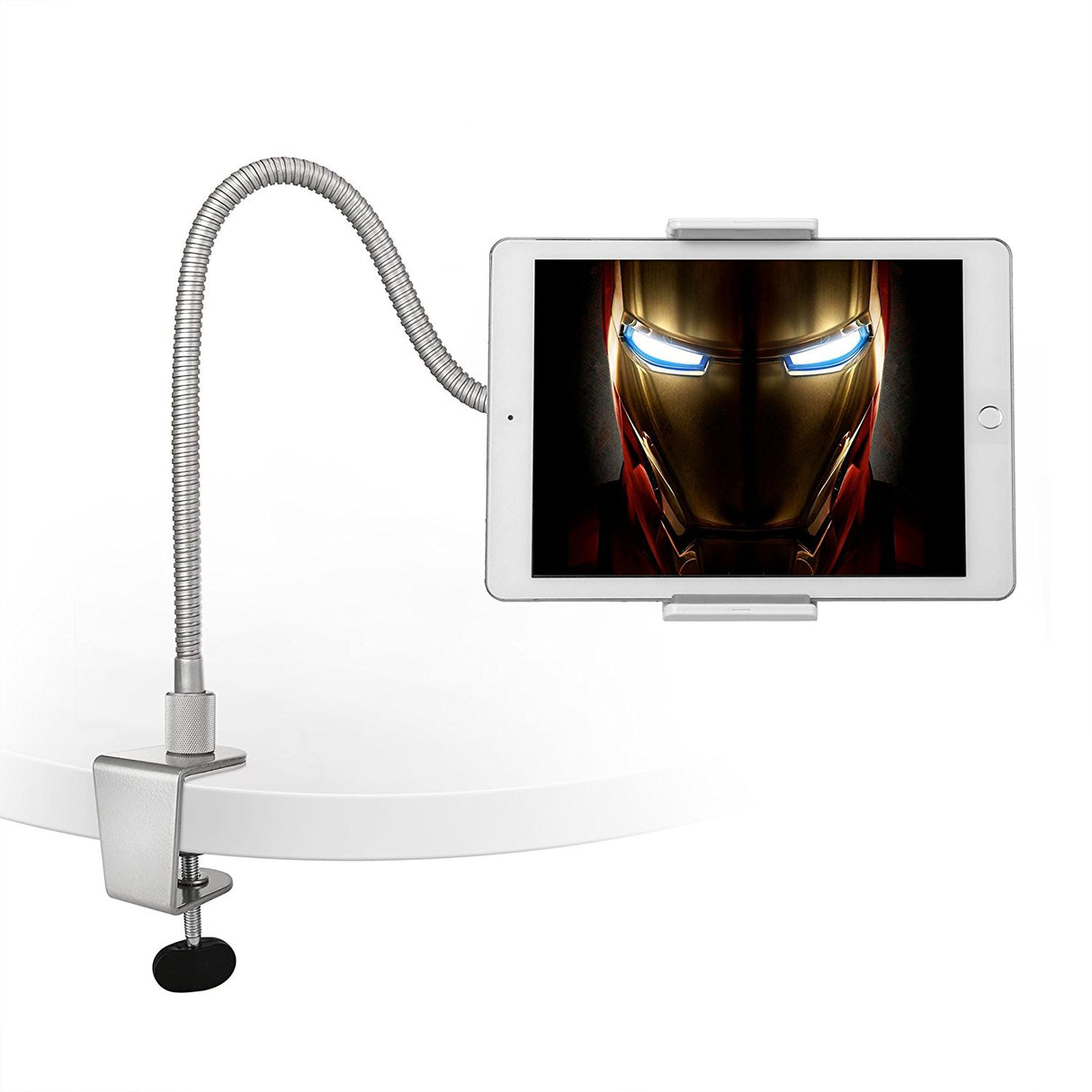 360Â° Rotating 3.5 - 10"  Tablet Pc Phone Mount Holder Durable Metal Gooseneck