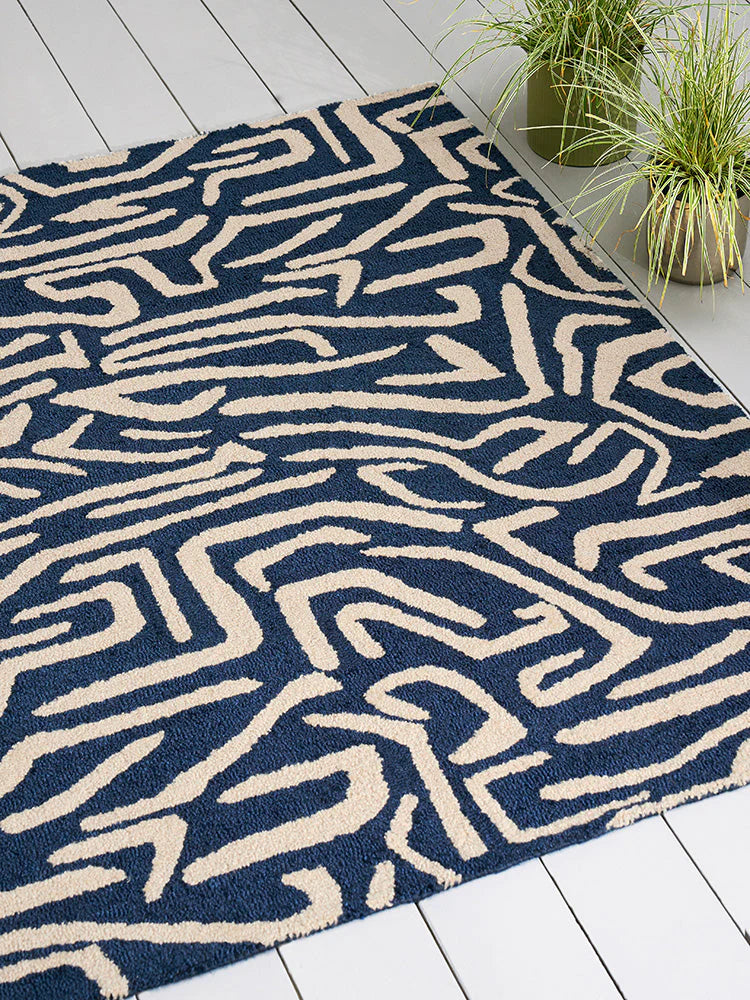Harlequin Melodic Blue 443608 Outdoor Rug
