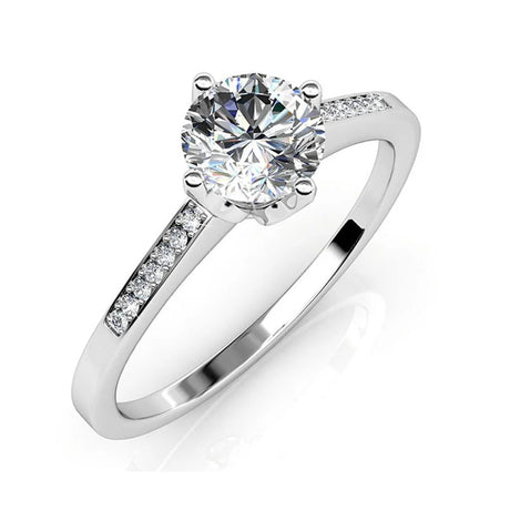 Krystal Couture Covenant Ring Embellished with Swarovski Crystals