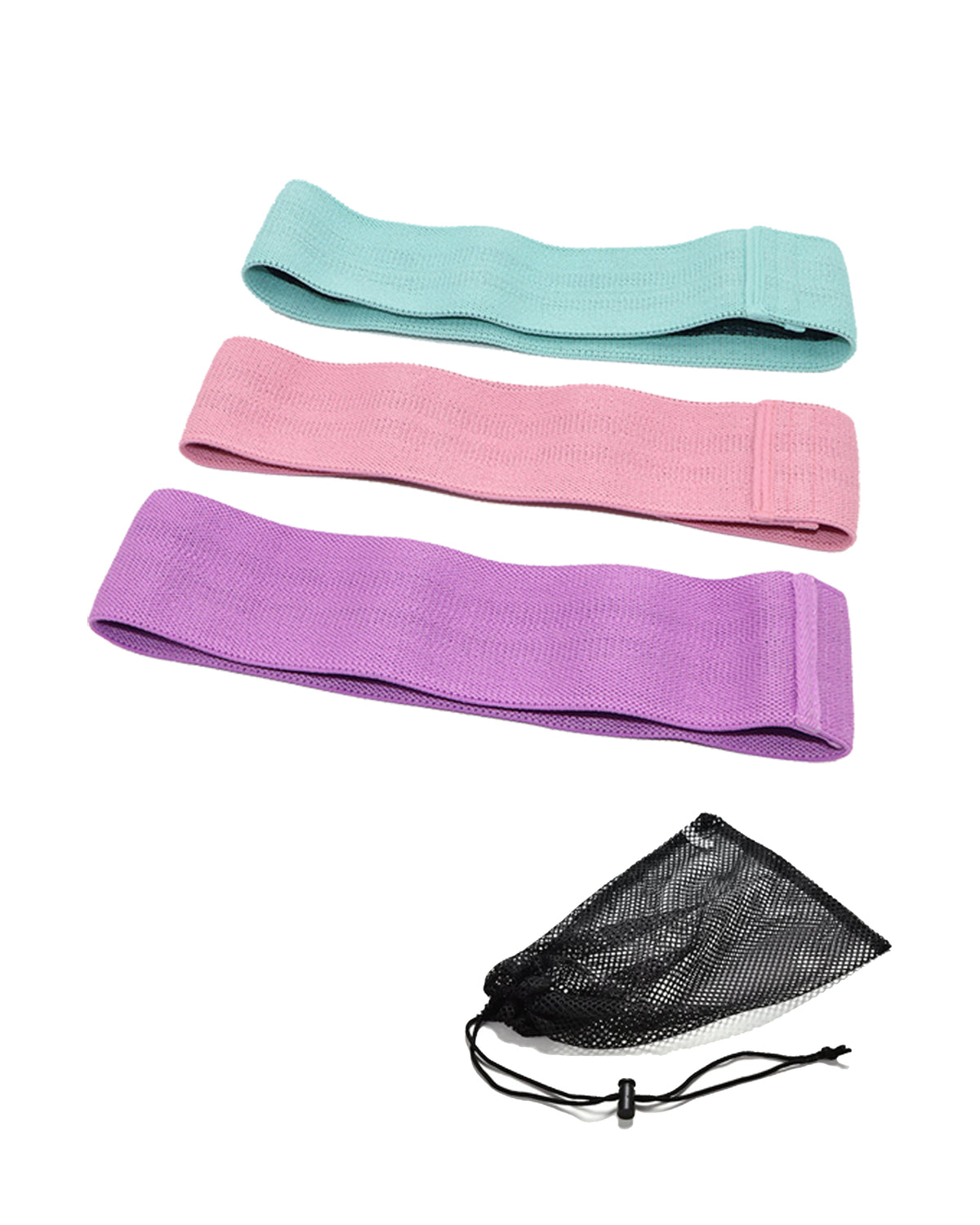 TODO 3 pcs Hip Loop Exercise Resistance Band Booty Legs Trainer 3 Resistance Levels