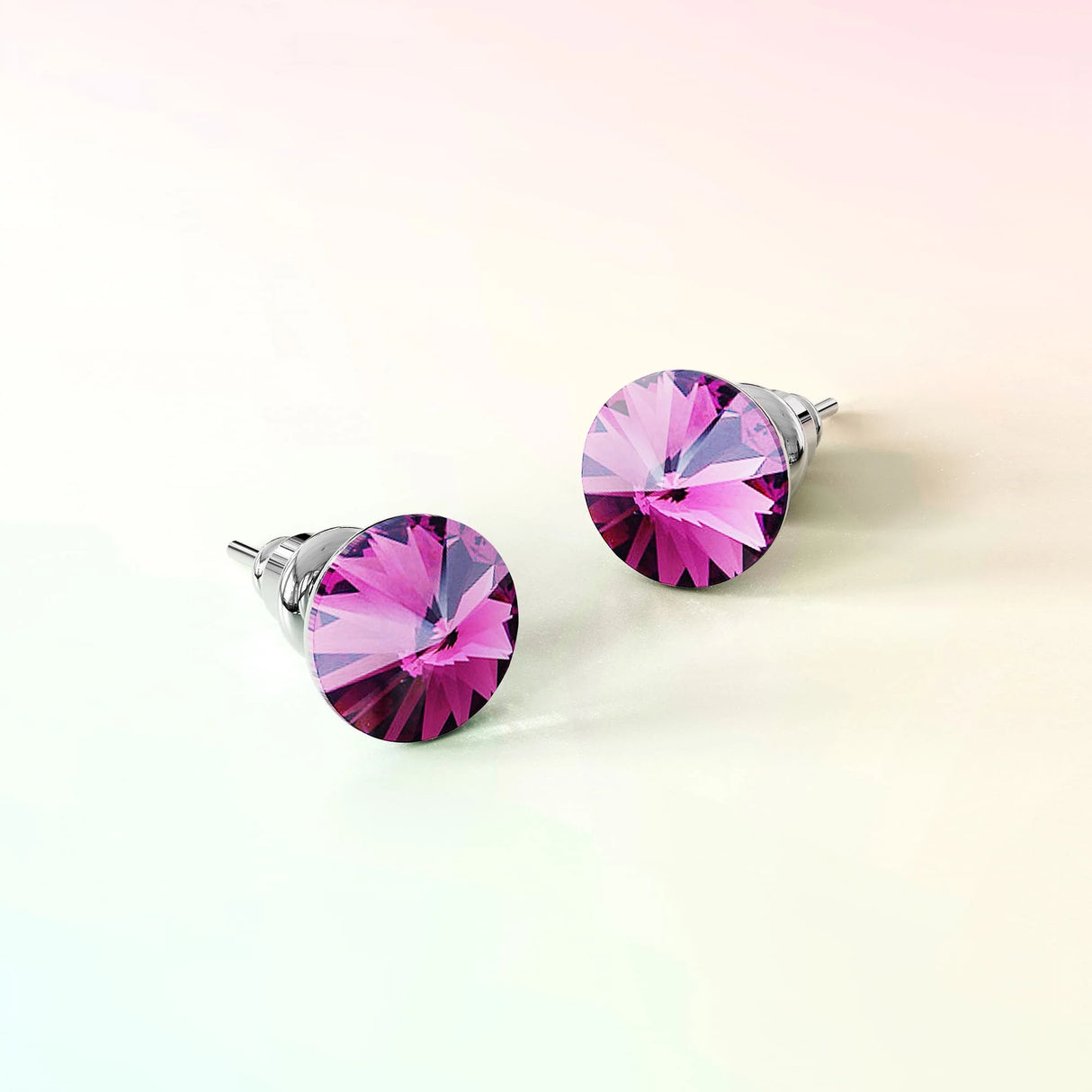 Krystal Couture Apex Krystal Studs Embellished with Swarovski Crystals