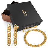 Boxed Bianca Fancy Clip Earrings and Bracelet