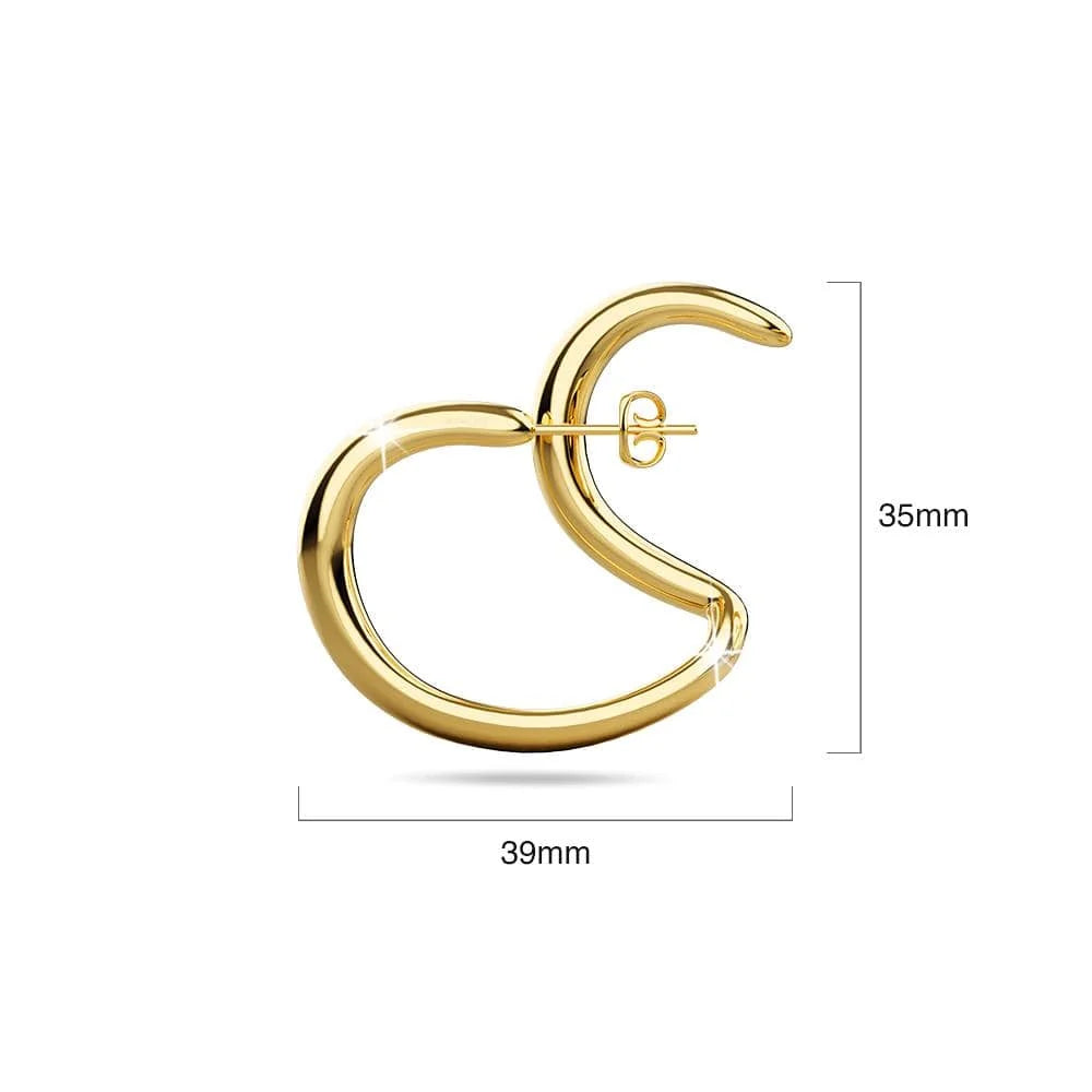 Bullion Gold Double The Fun Gold Hoop Earrings