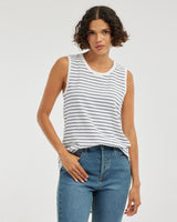 Amelius Claudia Longline Tank - Stripe