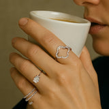 Krystal Couture Twirler Ring Embellished with SWAROVSKI Crystals