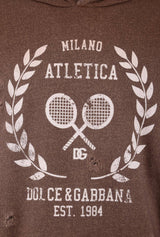 Dolce & Gabbana Men Hooded Broken Sweatshirt