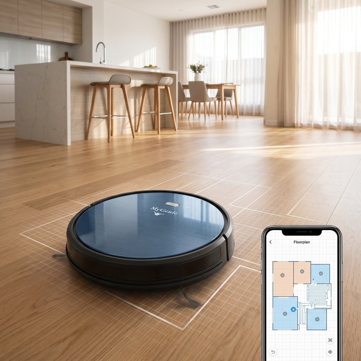 MyGenie Xsonic V5 Max Hydro Robotic Vacuum