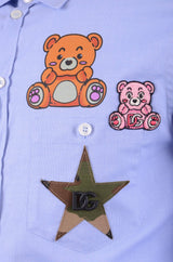 Dolce & Gabbana Men Bear & Star Long Sleeve Shirt