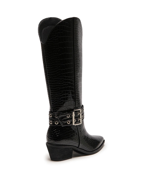 Therapy Maiden Black Patent Croc