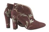 Bosccolo Womens Boots - Leaves Burgundy