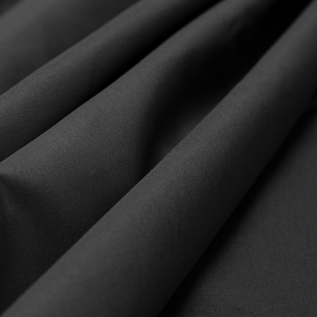 Ramesses Pebble Wash Linen Alternative Sheet Set  - Black