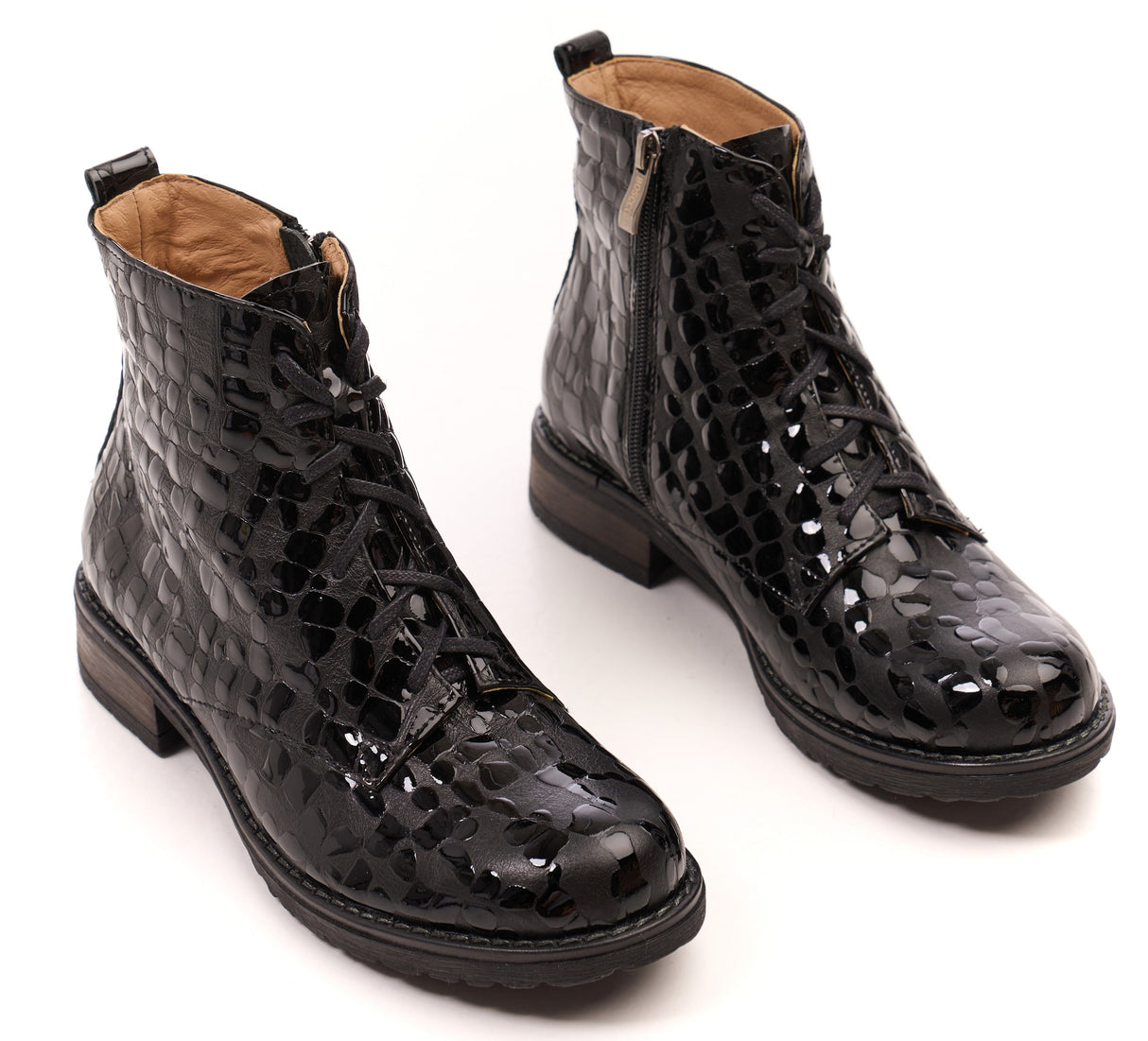 Bosccolo Womens Ankle Boots - Black