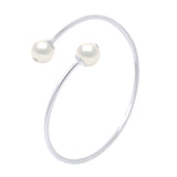 Bangle Bracelet Prestige You & Me - Natural White - Longueur 42 cm