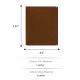 Fossil Westover Brown Passport Case