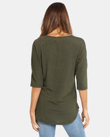 Lost In Lunar Women's Trixie Top - Khaki