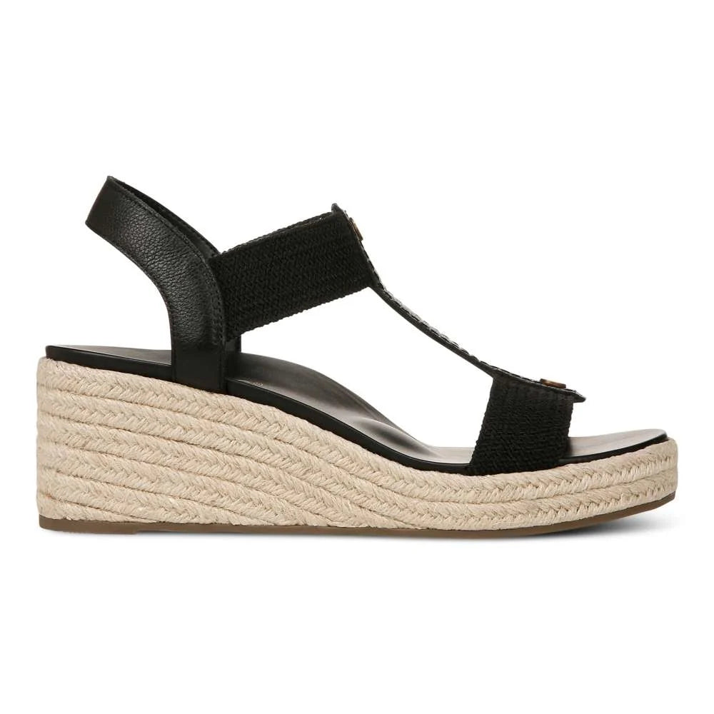 Vionic Calera Wedge - Black Leather