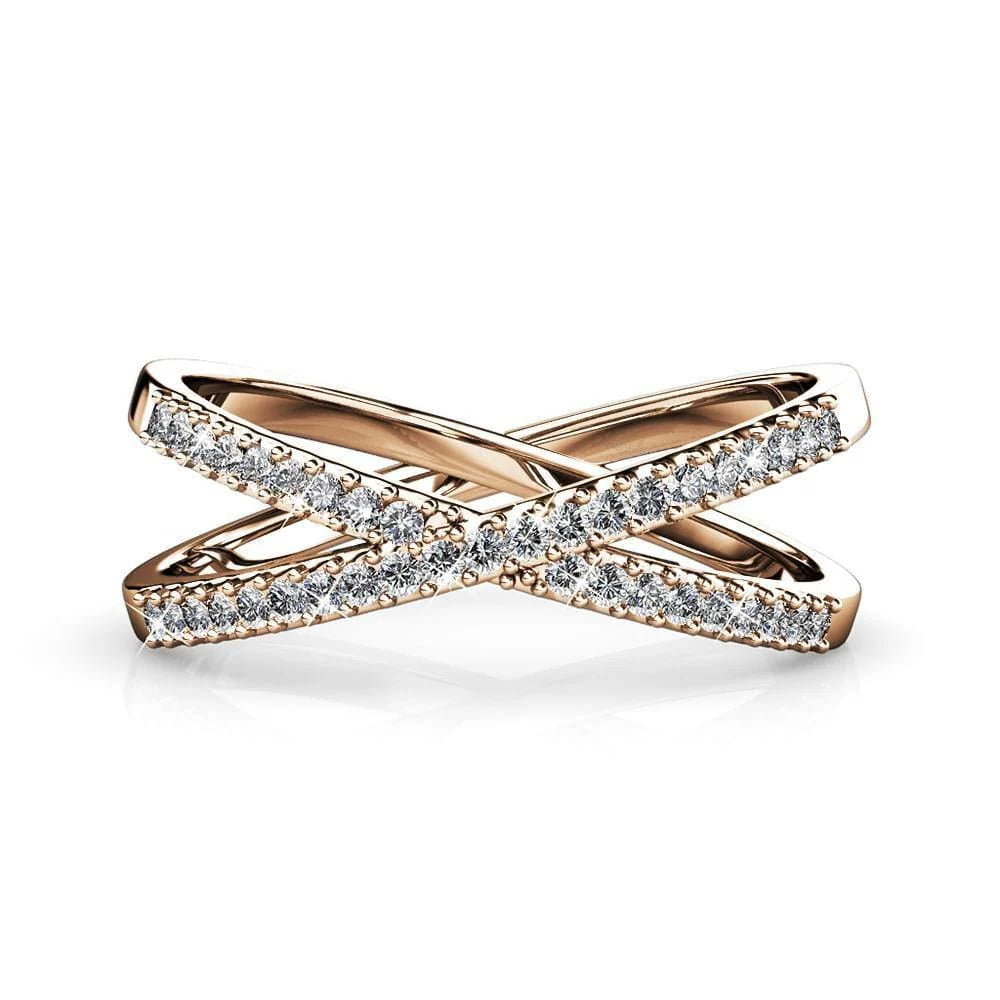 Krystal Couture Synergy Ring Embellished with SWAROVSKI Crystals