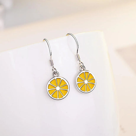 Cute Funky Lemon Earrings