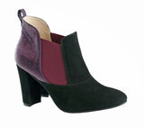 Bosccolo Womens Boots Elastic-Sides - Purple / Black