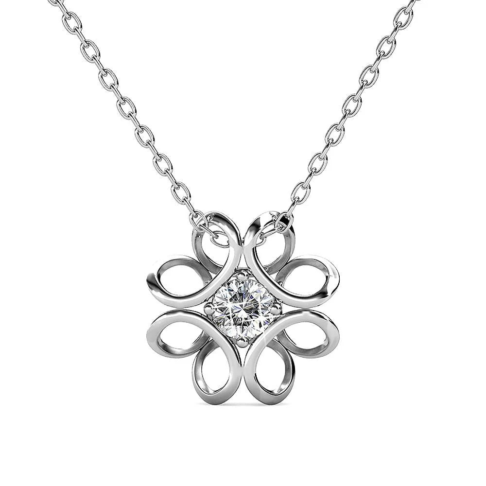 Boxed 2pc Necklace Set Embellished with SWAROVSKI® Crystals