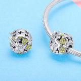 Solid 925 Sterling Silver Flower Fairy Pandora Inspired Charm