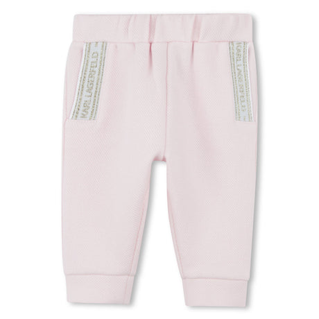 Karl Lagerfeld Girls Three-Piece Jogging Set - Pink