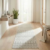 Chrome Elsa Silver Runner Rug