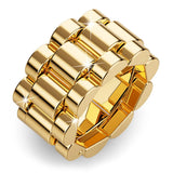 Boxed Oyster Bangle and Ring Set in Yellow Gold