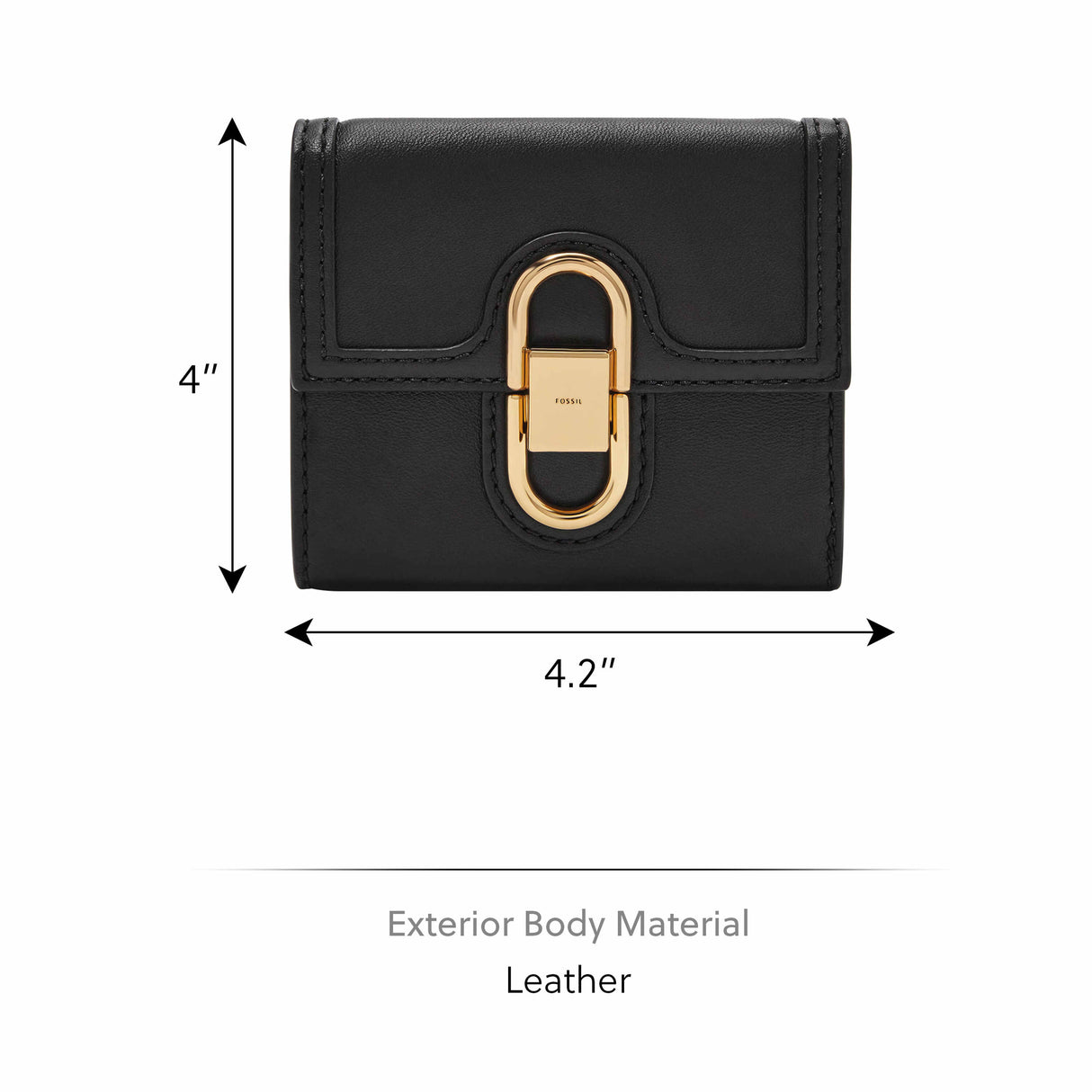 Fossil Avondale Black Wallet