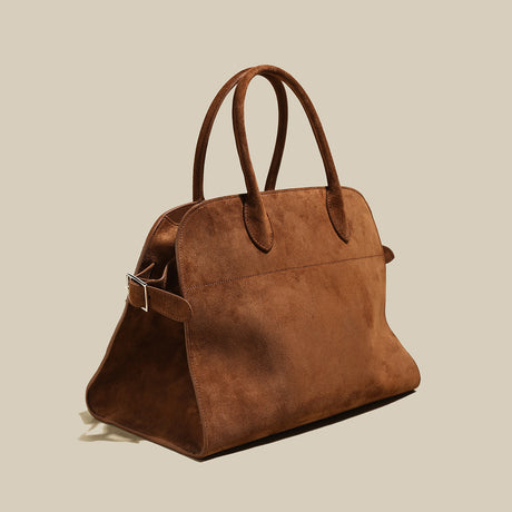 Delta Top Handle Bag - Brown