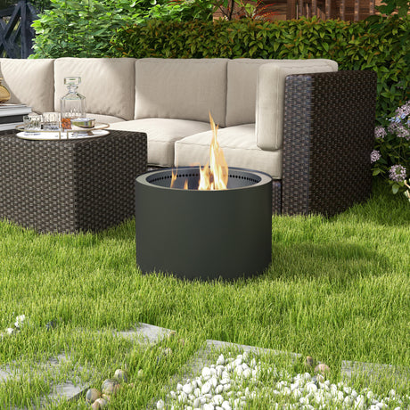 Havana Noke Smokeless Fire Pit Stainless Steel Portable Black