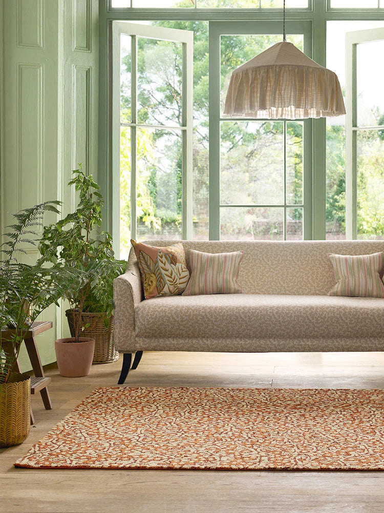 Sanderson Truffle Sandstone 446003 Outdoor Rug