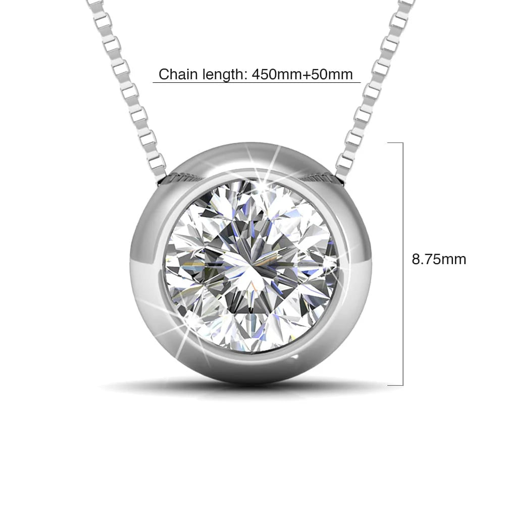 Krystal Couture Opulence Pendant Necklace Embellished with SWAROVSKI Crystals