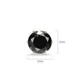 Bullion Gold Nabeeyla Black Stud Earrings