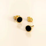 Bullion Gold Mitch Stud Earrings 8mm