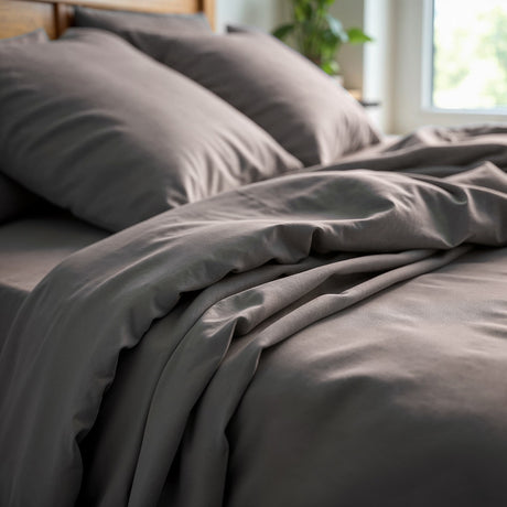 Royal Comfort 1200TC Ultrasoft 4 Pc Sheet Set Charcoal