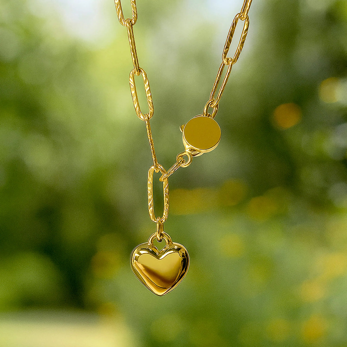 Bullion Gold Rogue Heart Gold Stainless Steel Bracelet
