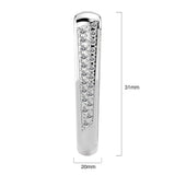 Krystal Couture Glamour C-Hoop Earrings Embellished with SWAROVSKI Crystals